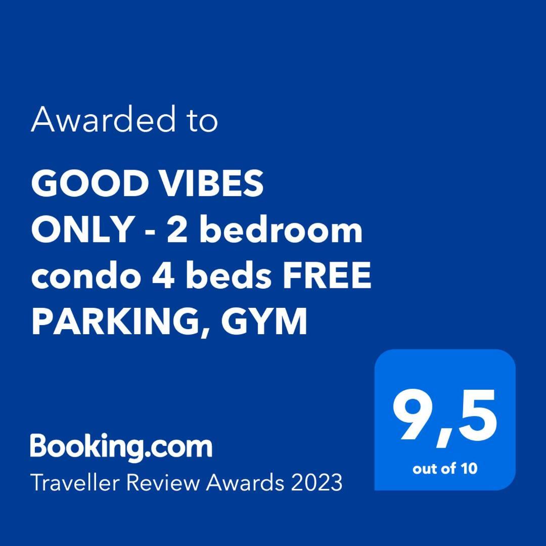Good Vibes Only -Modern And Spacious 2 Bedroom Condo 4 Beds Free Parking, Gym Ciudad de Quebec Exterior foto